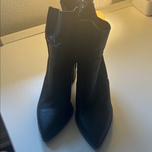 Tony Bianco Sleek Black Ankle Booties